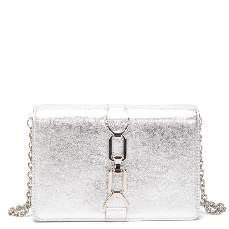 CARTERA MUJER GACEL PLATA CLUTCH - 1