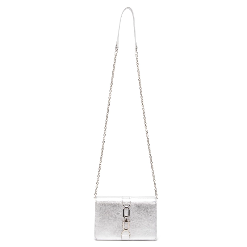 CARTERA MUJER GACEL PLATA CLUTCH - 2