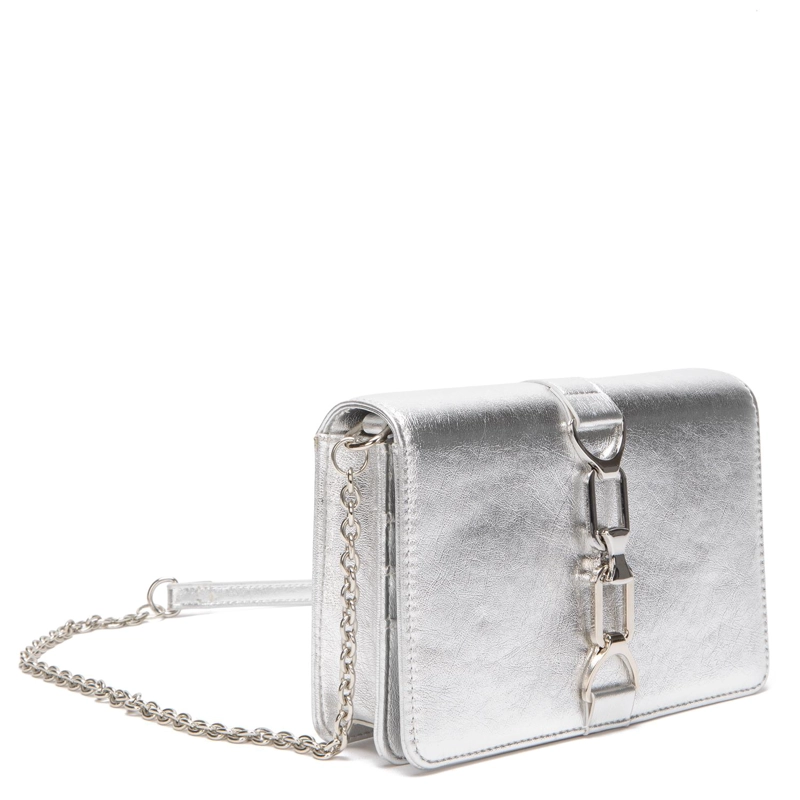 CARTERA MUJER GACEL PLATA CLUTCH - 4