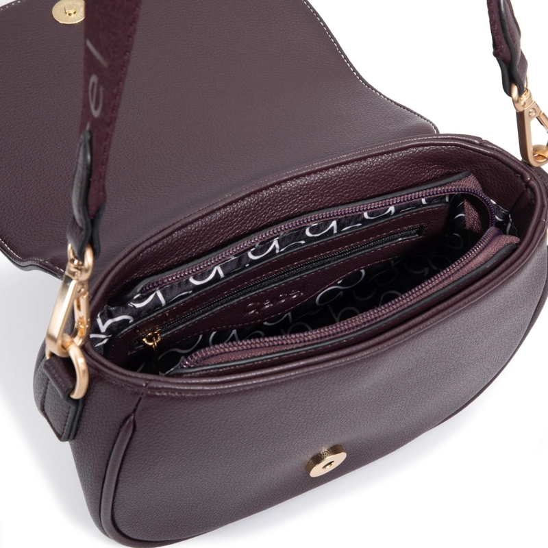 CARTERA MUJER GACEL CHOCOLATE RETRO CON TAPA - 5