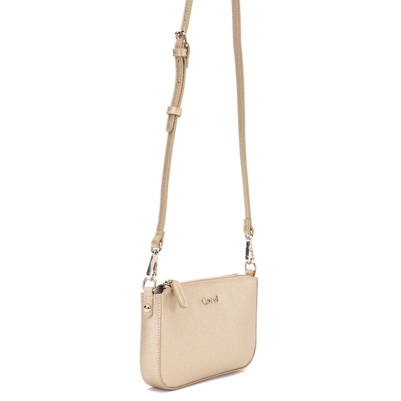 CARTERA MUJER GACEL DORADO BANDOLERA PEQUEÑA - 3