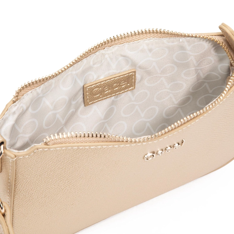 CARTERA MUJER GACEL DORADO BANDOLERA PEQUEÑA - 5