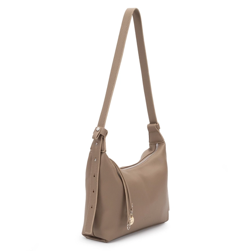 CARTERA MUJER GACEL TAUPE BANDOLERA GRANDE - 3