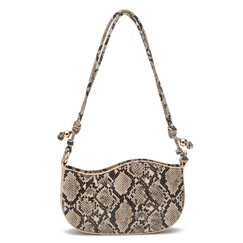 CARTERA MUJER GACEL OFF WHITE OVAL - 1
