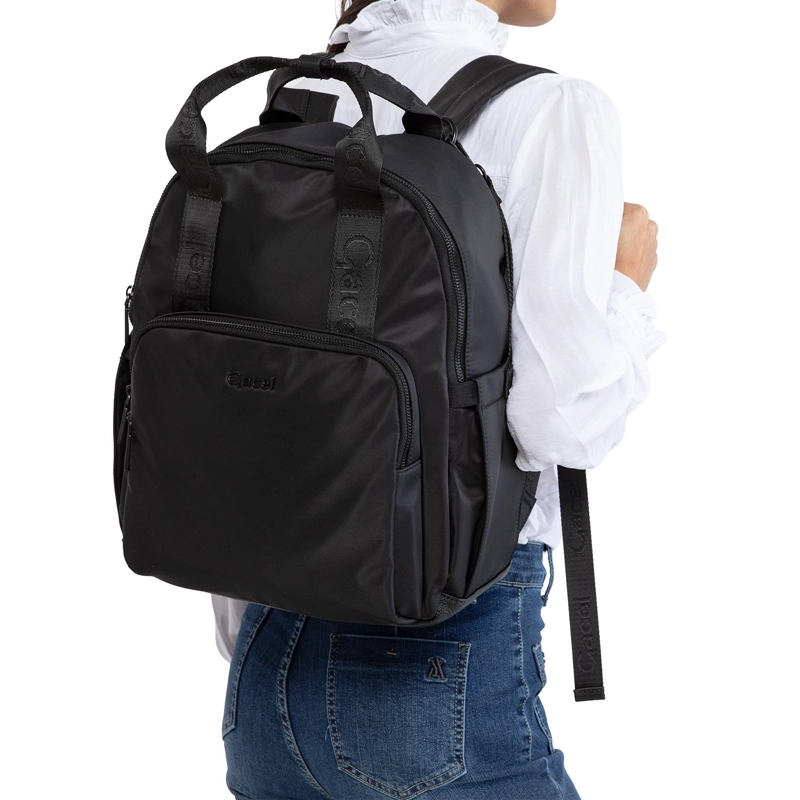 MOCHILA MUJER GACEL NEGRO GRANDE - 2