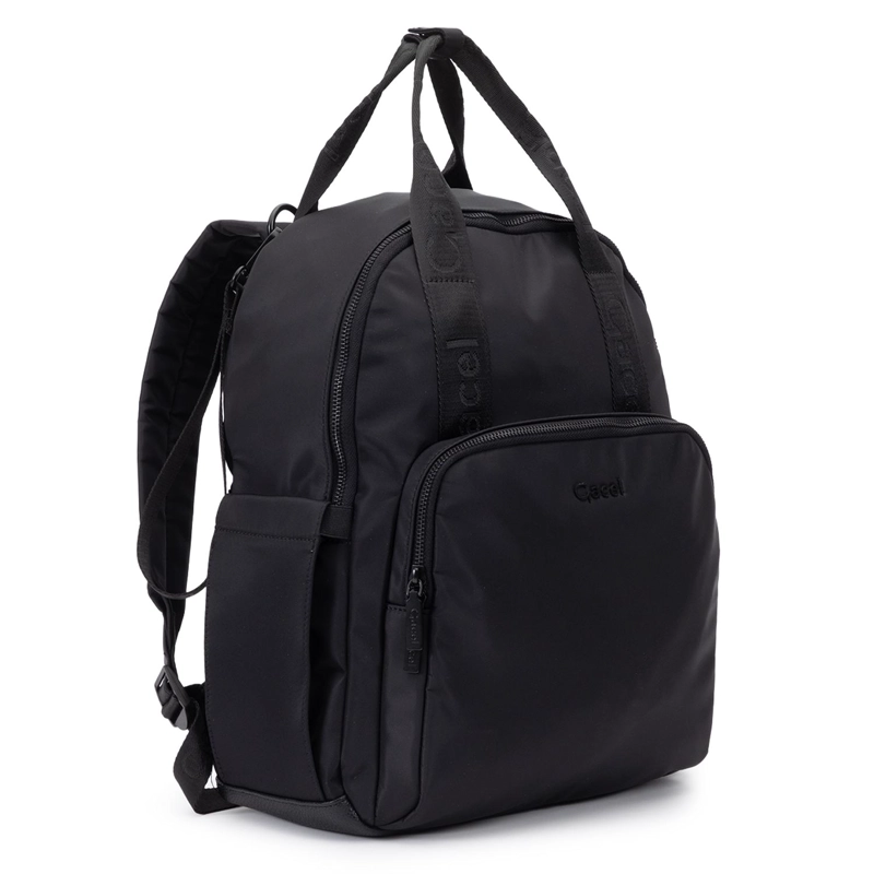 MOCHILA MUJER GACEL NEGRO GRANDE - 4
