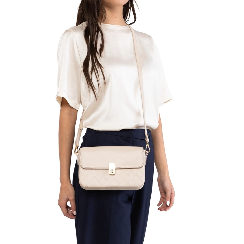 CARTERA MUJER GACEL OFF WHITE BANDOLERA PEQUEÑA - 2