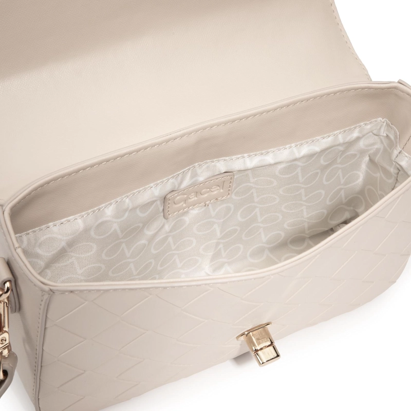 CARTERA MUJER GACEL OFF WHITE BANDOLERA PEQUEÑA - 5
