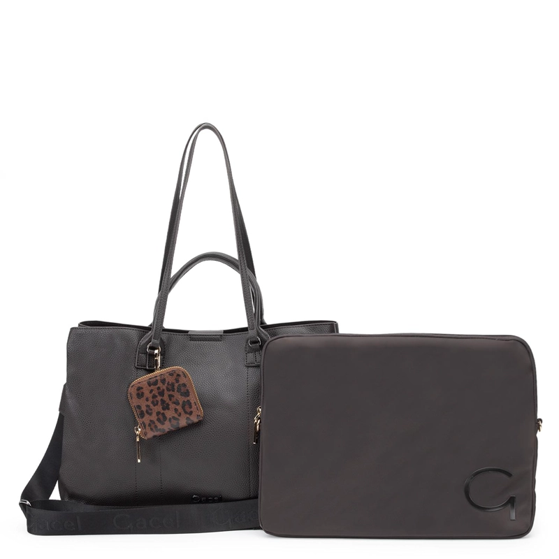 CARTERA MUJER GACEL CHOCOLATE SHOPPING NOTEBOOK - 1