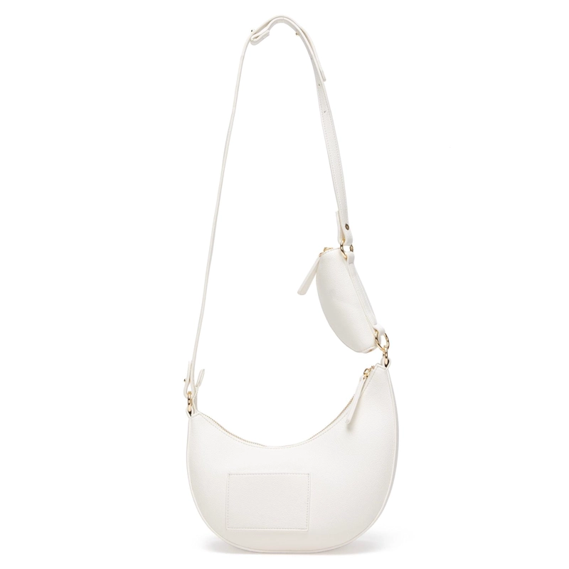 CARTERA MUJER GACEL BLANCO BANDOLERA GRANDE - 2