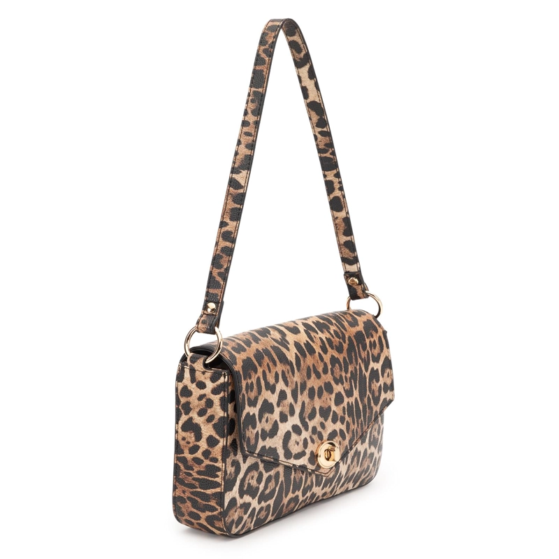 CARTERA MUJER GACEL LEOPARDO RETRO CON TAPA - 3