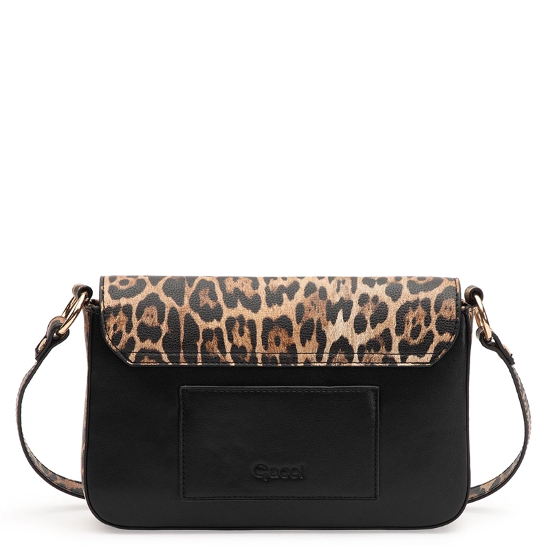 CARTERA MUJER GACEL LEOPARDO RETRO CON TAPA - 4