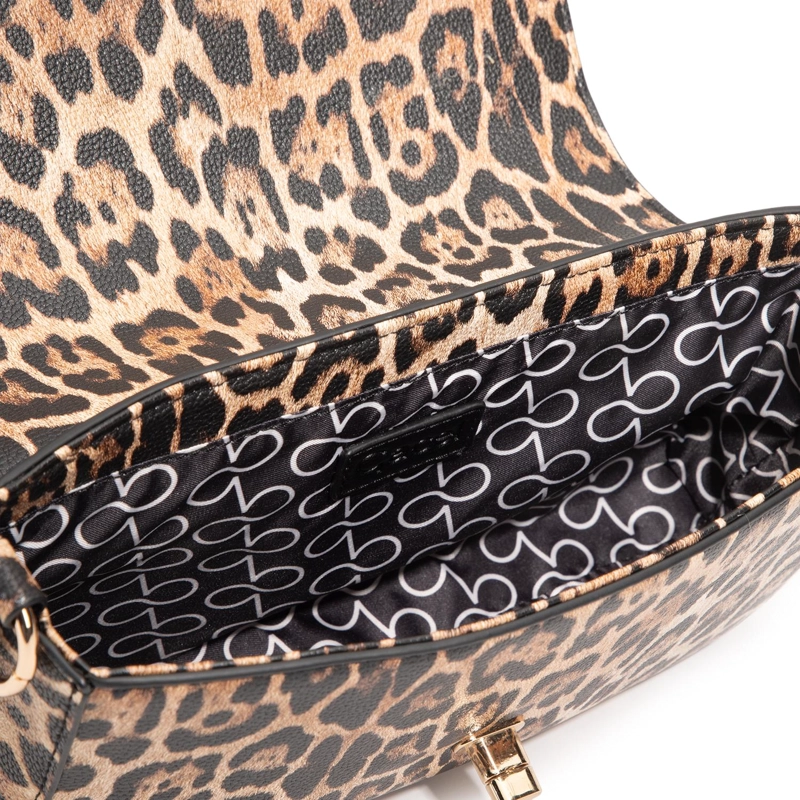 CARTERA MUJER GACEL LEOPARDO RETRO CON TAPA - 5