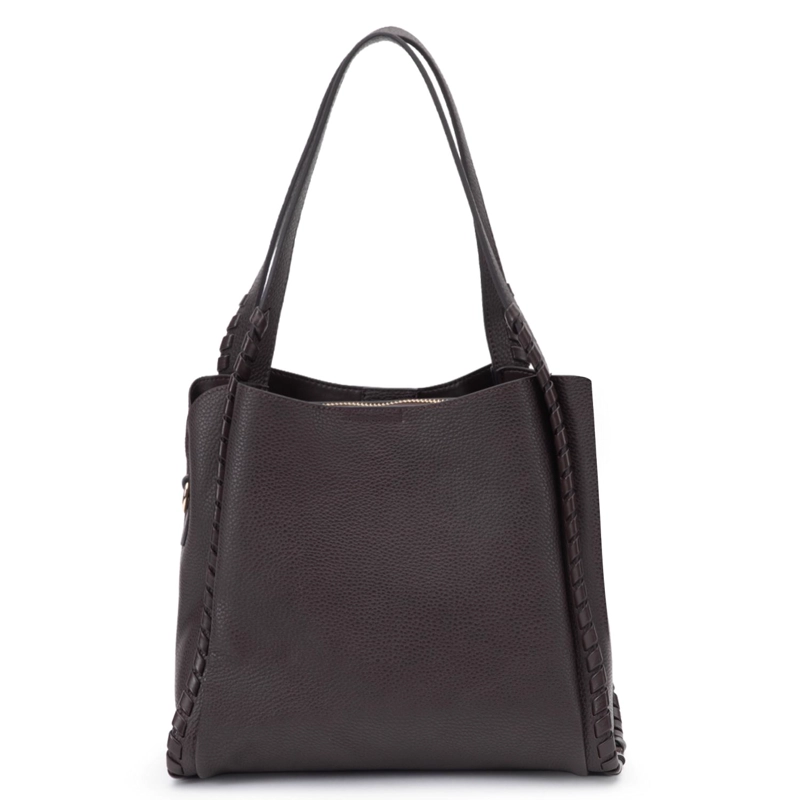 CARTERA MUJER GACEL CHOCOLATE DOS ASAS PEQUEÑA - 4