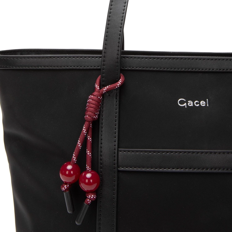 CARTERA MUJER GACEL NEGRO SHOPPING - 4
