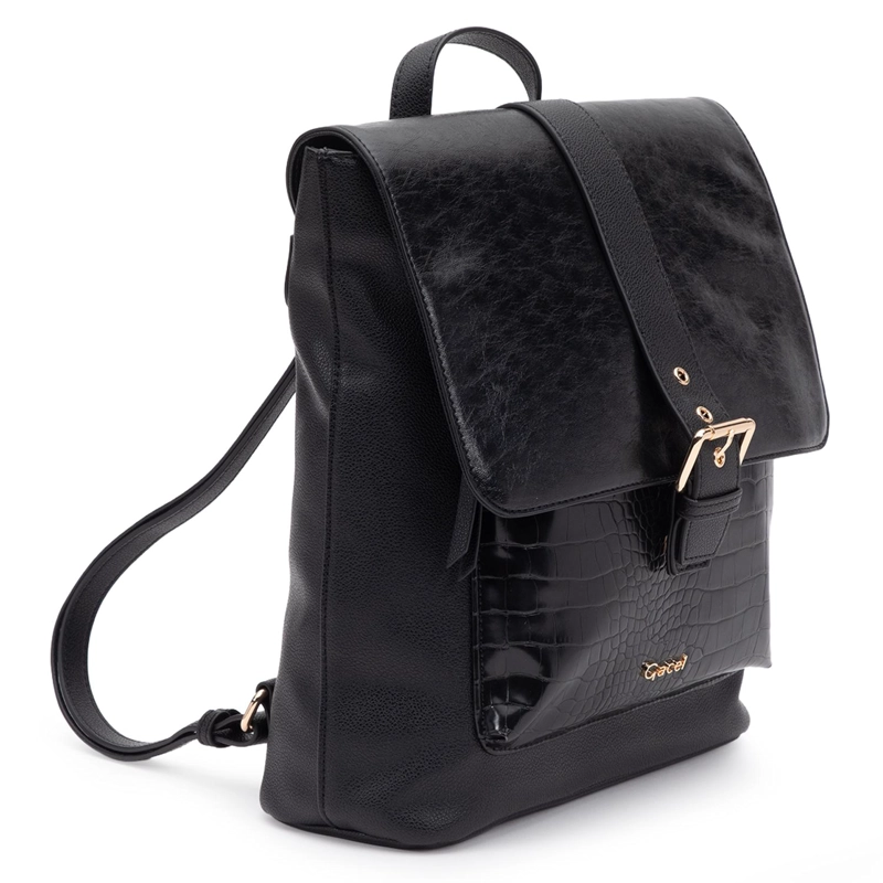 MOCHILA MUJER GACEL NEGRO PEQUEÑA - 3