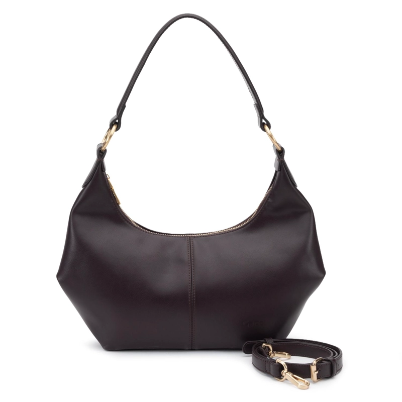 CARTERA MUJER GACEL CHOCOLATE OVAL - 1