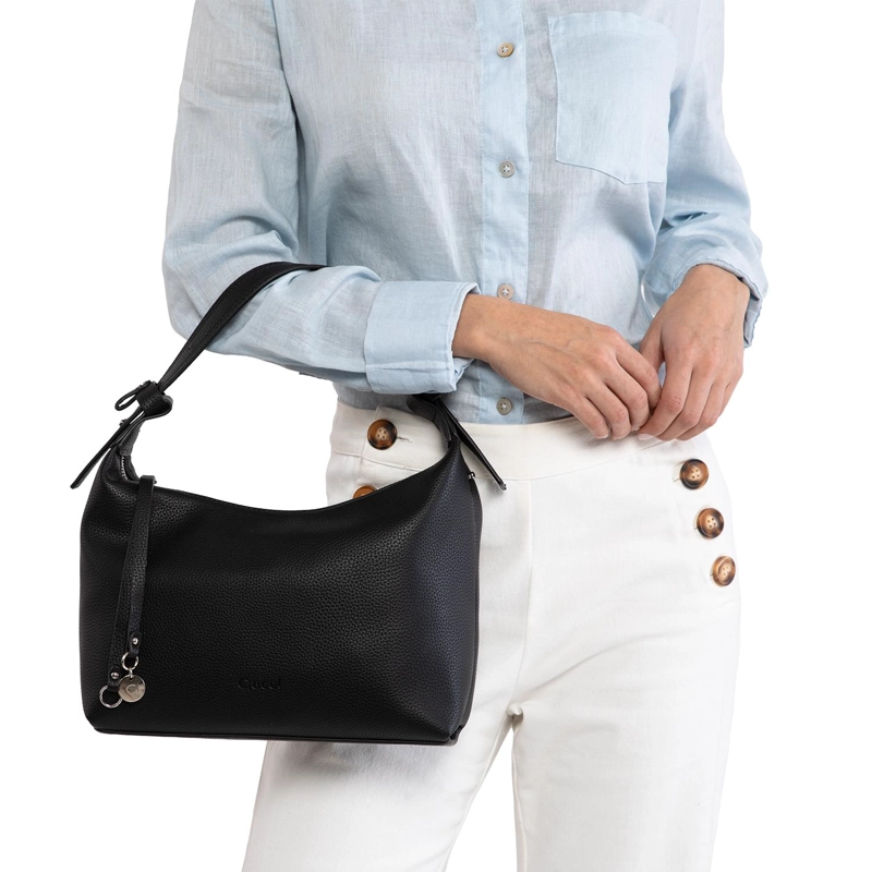 CARTERA MUJER GACEL NEGRO BANDOLERA GRANDE - 2