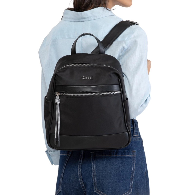 MOCHILA MUJER GACEL NEGRO PEQUEÑA - 2