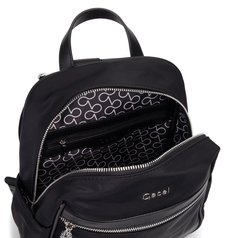 MOCHILA MUJER GACEL NEGRO PEQUEÑA - 5