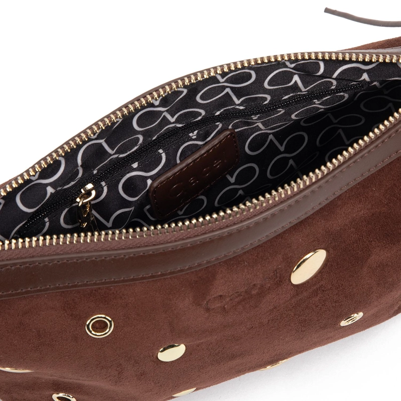 CARTERA MUJER GACEL CHOCOLATE BANDOLERA PEQUEÑA - 5