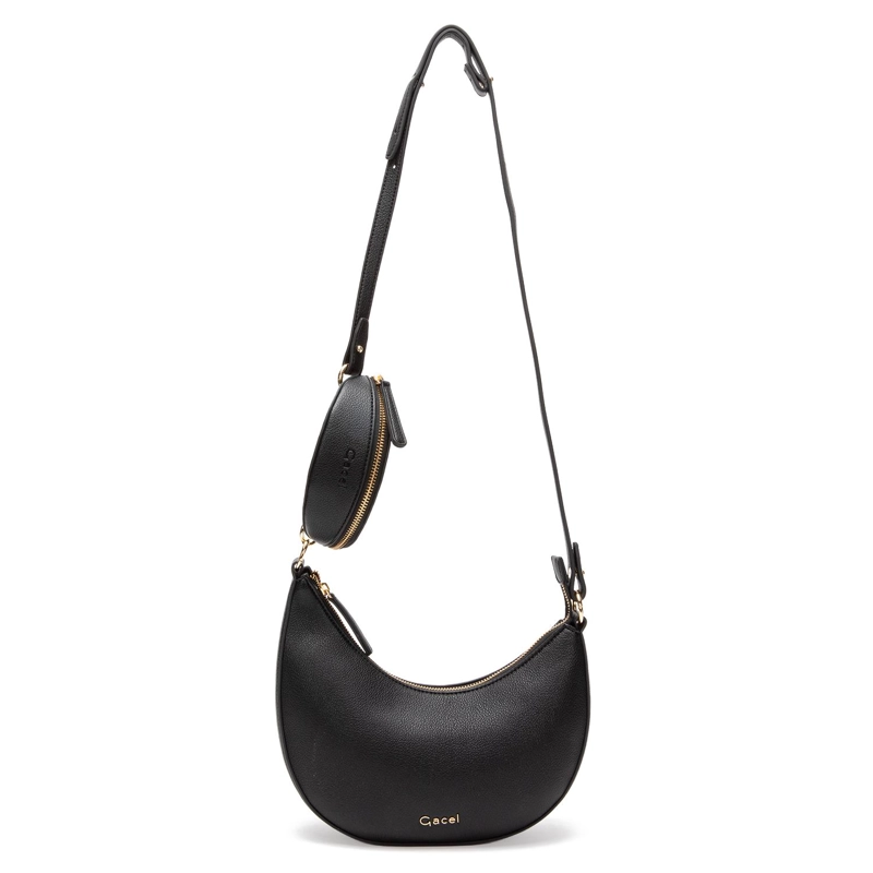 CARTERA MUJER GACEL NEGRO BANDOLERA GRANDE - 2