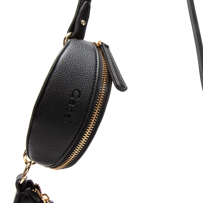 CARTERA MUJER GACEL NEGRO BANDOLERA GRANDE - 5