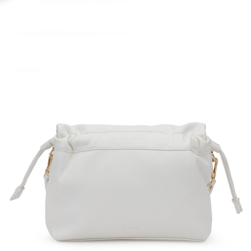 CARTERA MUJER GACEL BLANCO BANDOLERA GRANDE - 4