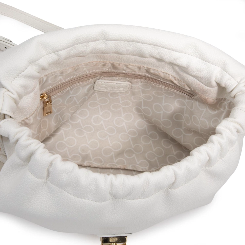 CARTERA MUJER GACEL BLANCO BANDOLERA GRANDE - 5