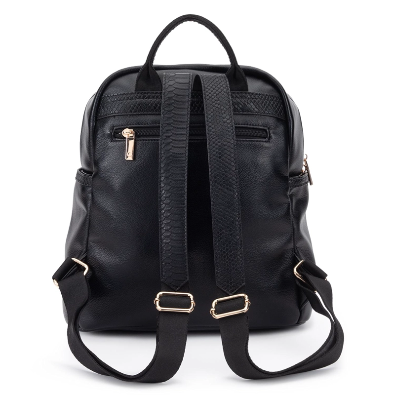 MOCHILA MUJER GACEL NEGRO GRANDE - 4