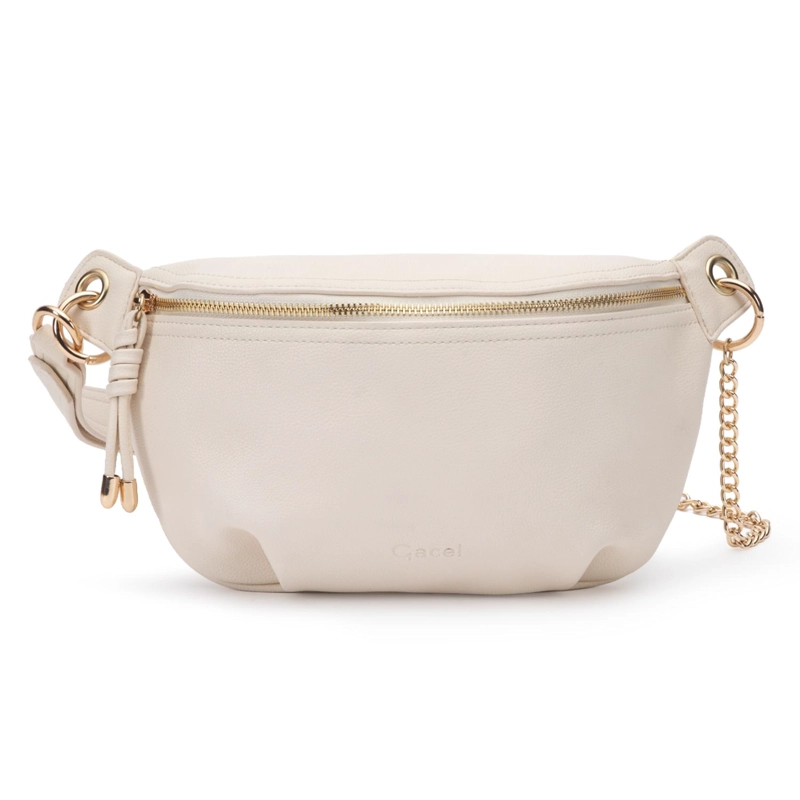 CARTERA MUJER GACEL OFF WHITE BELTBAG - 3