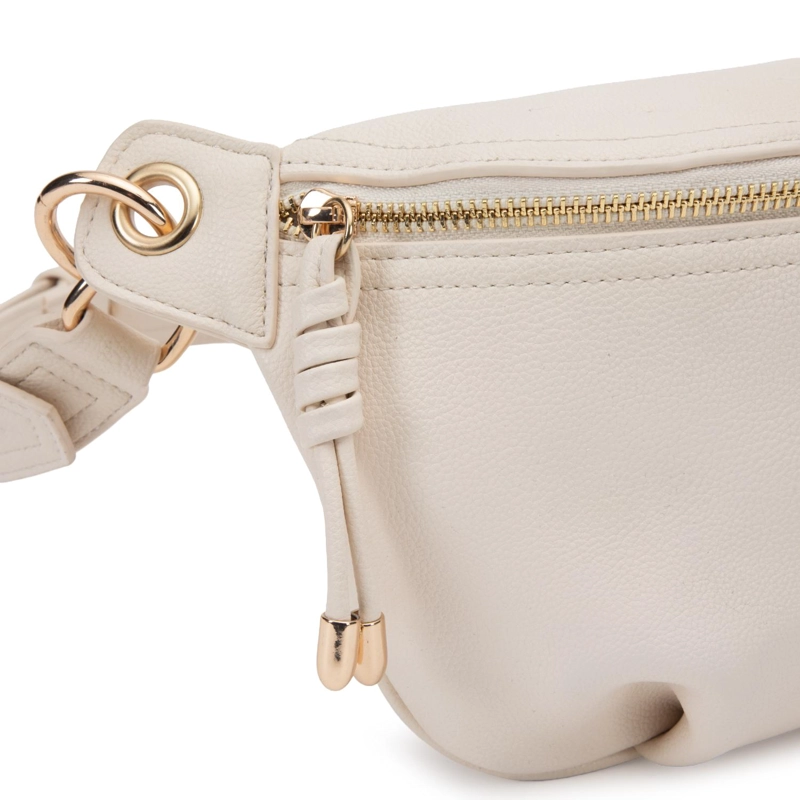 CARTERA MUJER GACEL OFF WHITE BELTBAG - 5