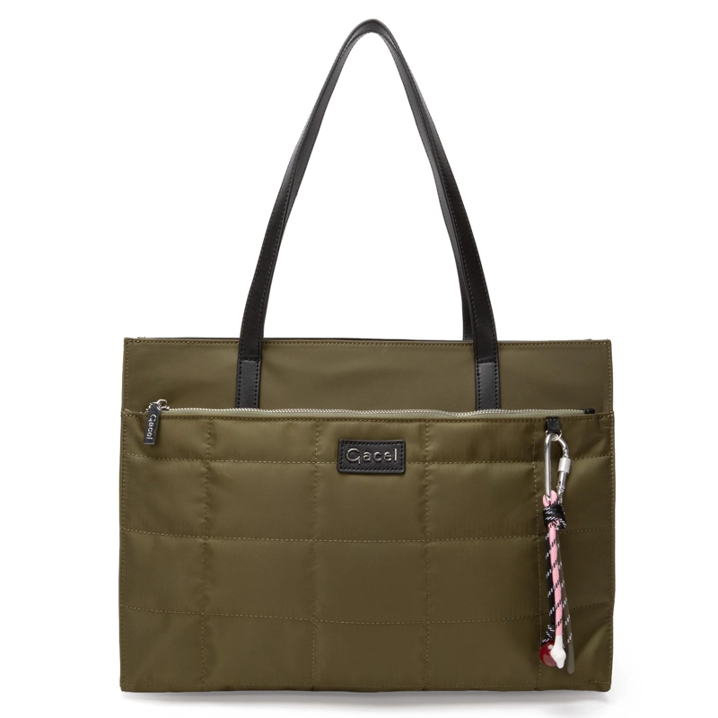 CARTERA MUJER GACEL OLIVO SHOPPING NOTEBOOK - 2