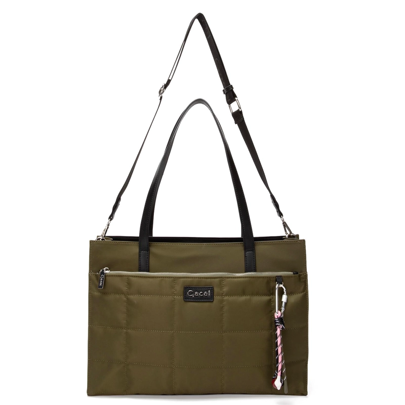 CARTERA MUJER GACEL OLIVO SHOPPING NOTEBOOK - 3