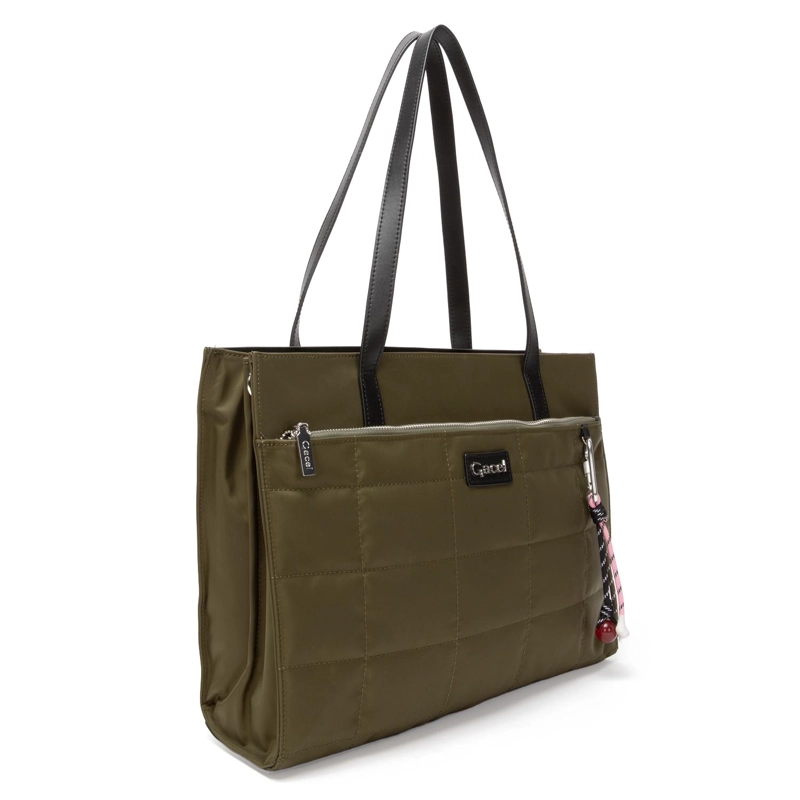 CARTERA MUJER GACEL OLIVO SHOPPING NOTEBOOK - 4