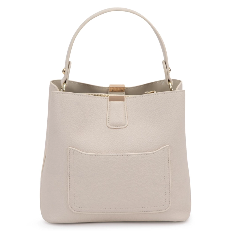 CARTERA MUJER GACEL OFF WHITE BUCKET - 4