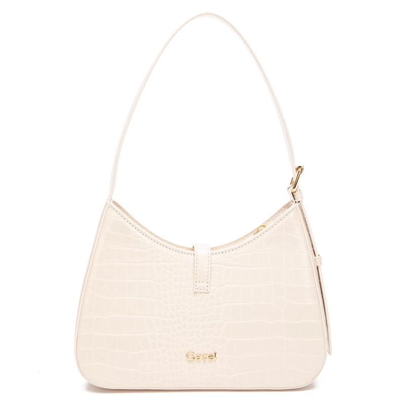 CARTERA MUJER GACEL OFF WHITE OVAL - 2