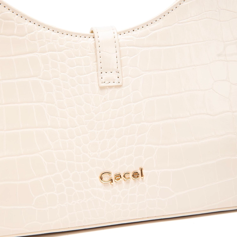 CARTERA MUJER GACEL OFF WHITE OVAL - 4
