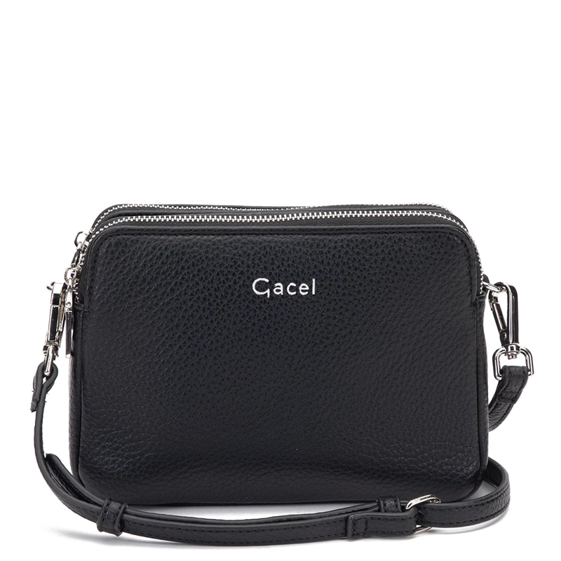 CARTERA MUJER GACEL NEGRO BANDOLERA PEQUEÑA - 1
