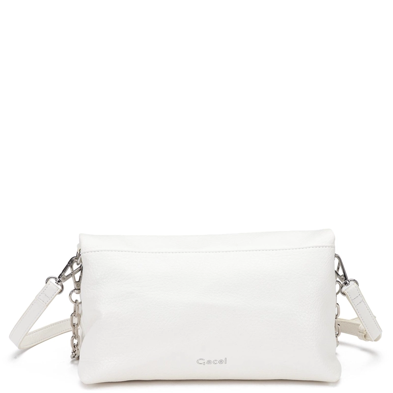 CARTERA MUJER GACEL BLANCO BANDOLERA GRANDE - 4