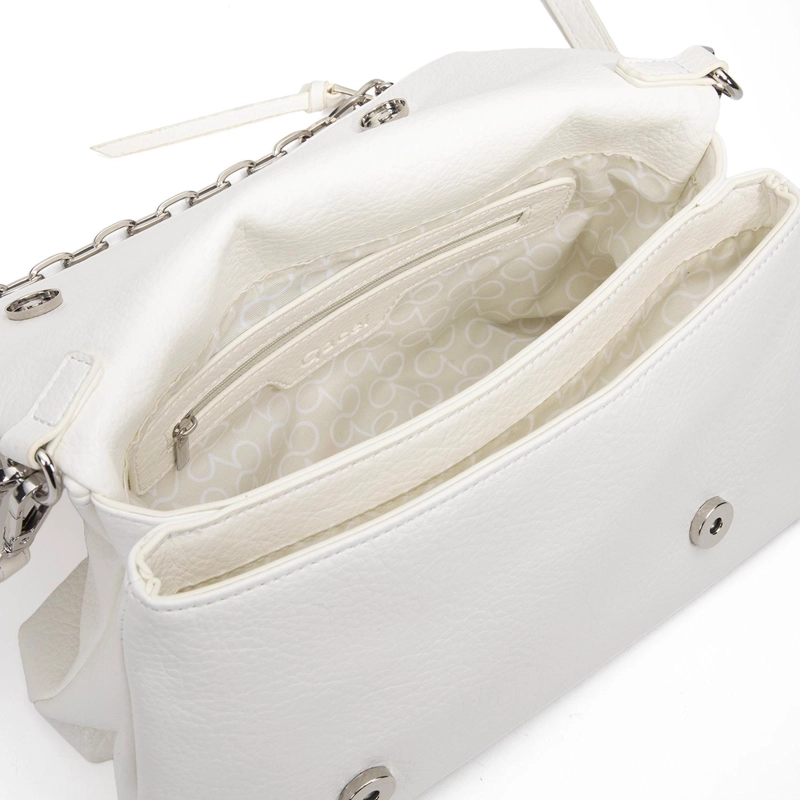 CARTERA MUJER GACEL BLANCO BANDOLERA GRANDE - 5