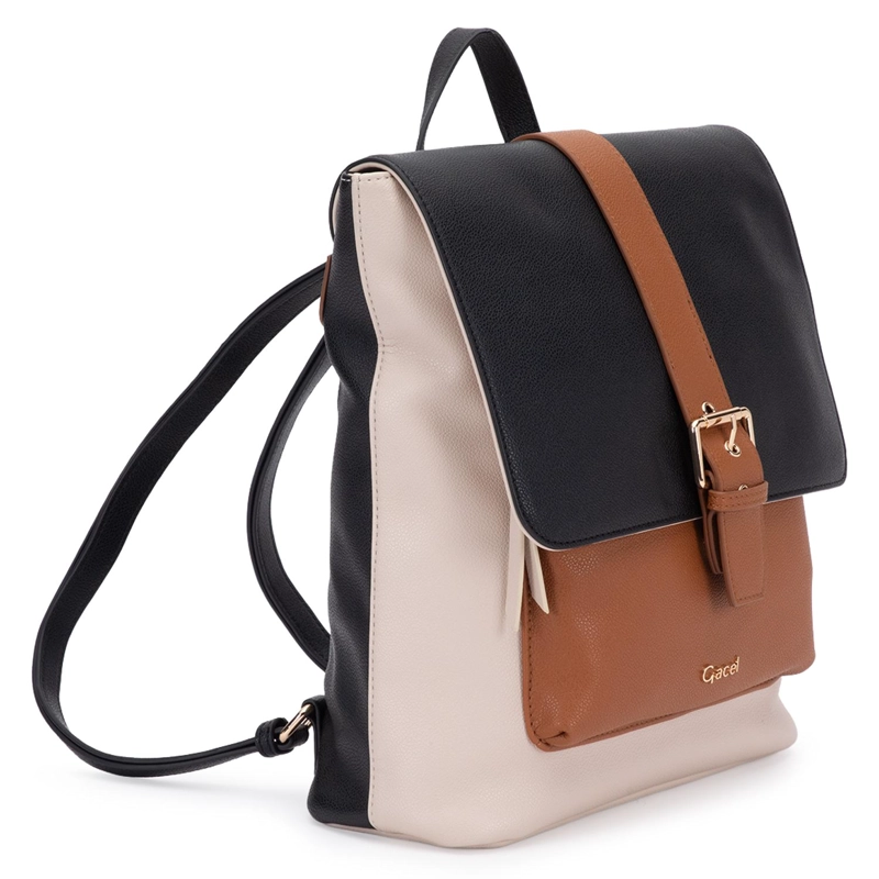 MOCHILA MUJER GACEL TOSTADO PEQUEÑA - 3