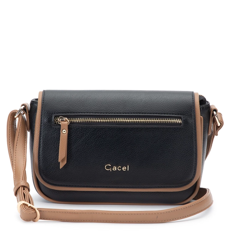 CARTERA MUJER GACEL NEGRO BANDOLERA - 1