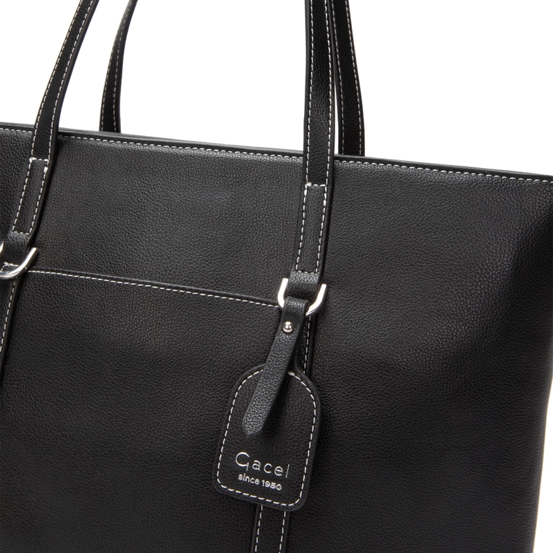 CARTERA MUJER GACEL NEGRO SHOPPING PROMOCIONAL - 5