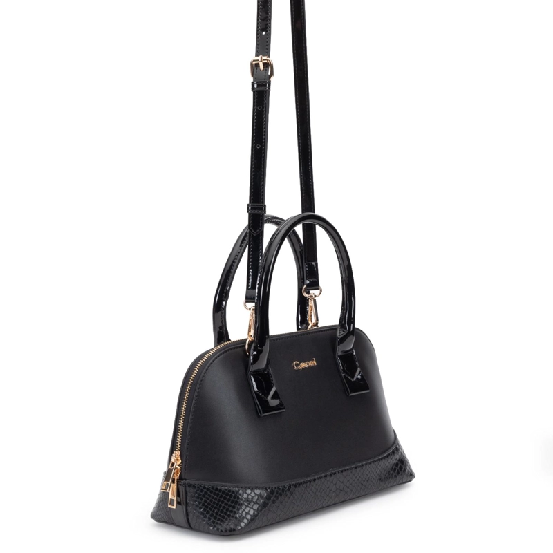CARTERA MUJER GACEL NEGRO DOS ASAS MEDIANA - 3