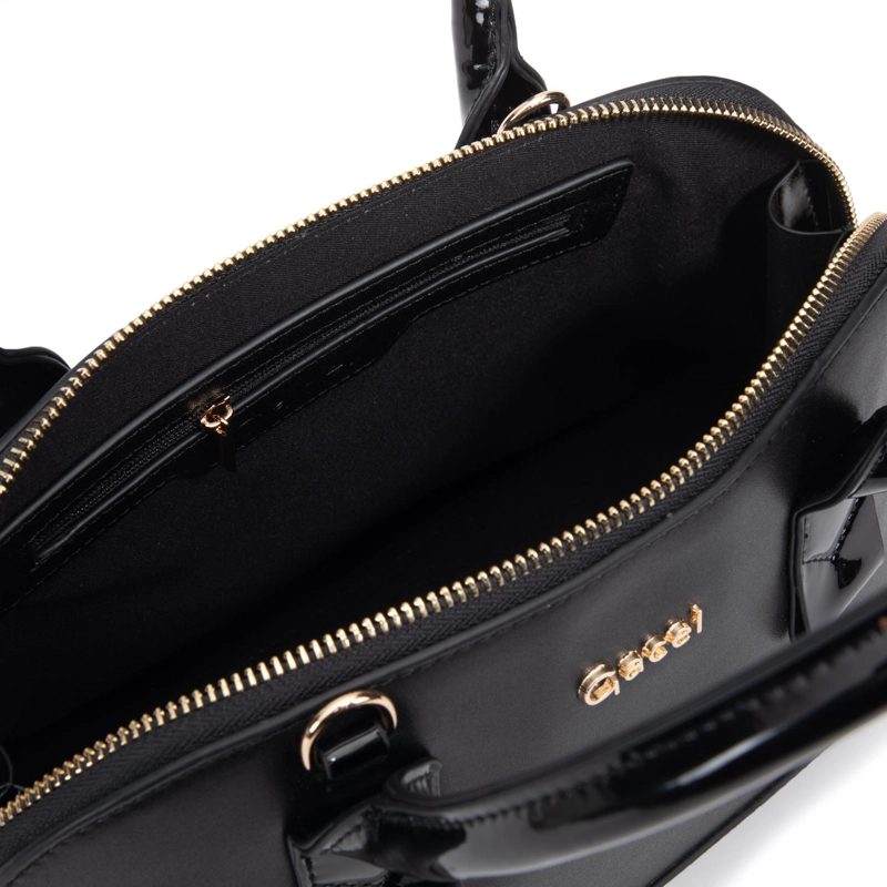 CARTERA MUJER GACEL NEGRO DOS ASAS MEDIANA - 5