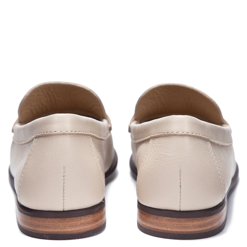 MOCASIN DE CUERO MUJER GACEL CRUDO SIRI - 5