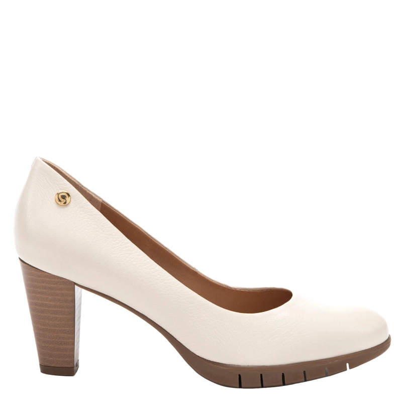 ZAPATO DE CUERO MUJER GACEL CRUDO CATRINA - 1
