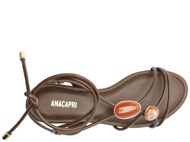 SANDALIA MUJER ANACAPRI LUZ CHOCOLATE - 2