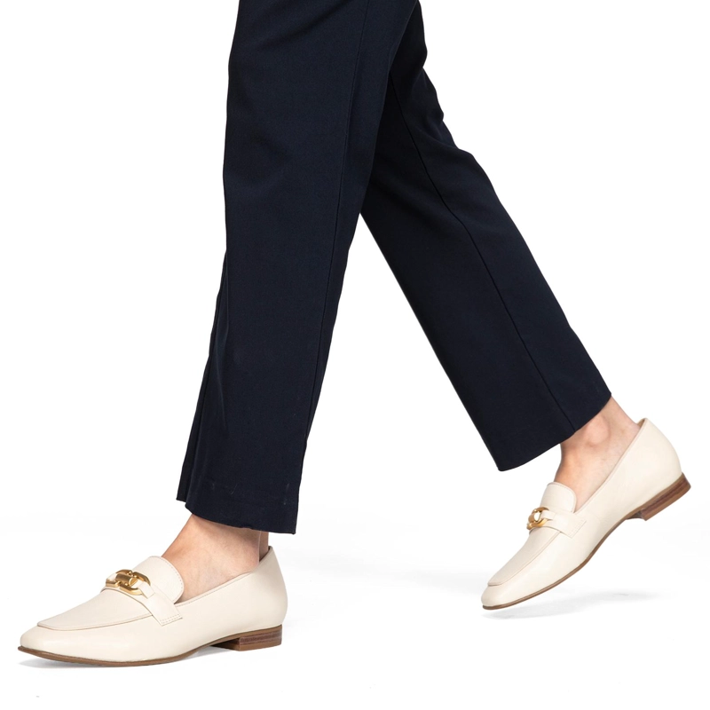 MOCASIN DE CUERO MUJER GACEL CRUDO CRUXI - 2